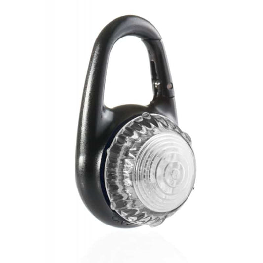 Guardian Tag-It LED Clip-On Safety Light – Rugged Waterproof Carabiner, 5km Omnidirectional Visibility, Steady/Flashing Modes for Pets, Packs, and Outdoor Safety