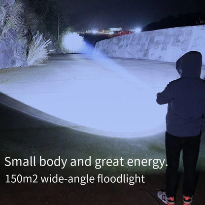 Ultra Bright Mini Torch 3LED Tactical Flashlight | USB Rechargeable for Hiking and Camping