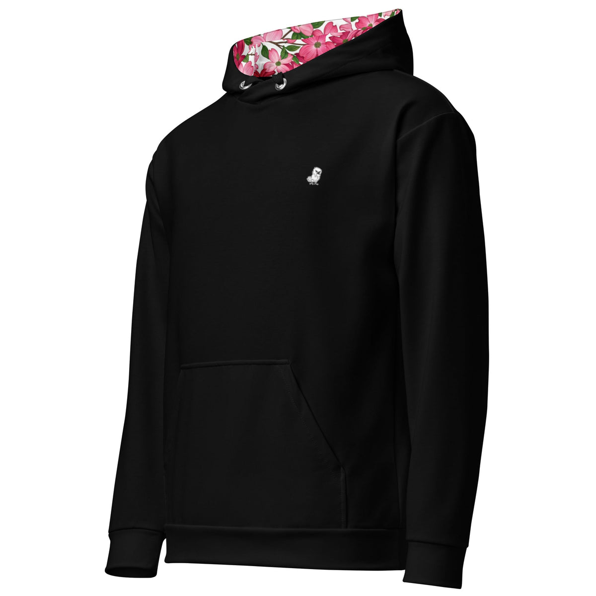 Pink Dogwood Golf Hoodie - Limited Edition Black