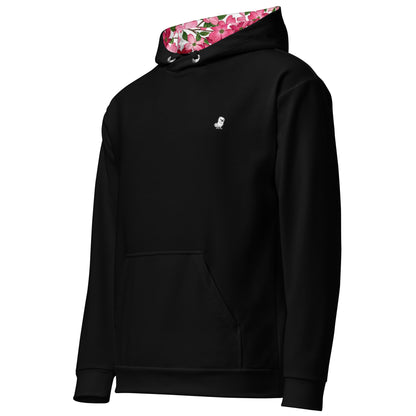 Pink Dogwood Golf Hoodie - Limited Edition Black